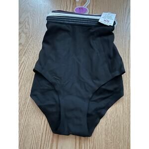 New Women’s Primark 3 Pack High Waist Invisible Briefs Black Brown White Xs 2-4